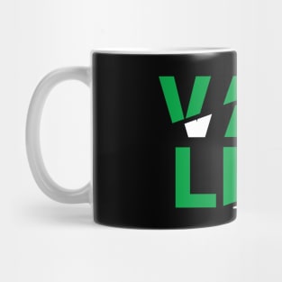 Vanlife: tracks - Green white Mug